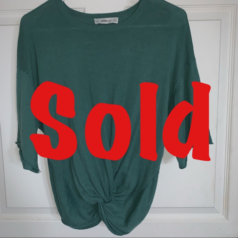 Zara knit knitted top